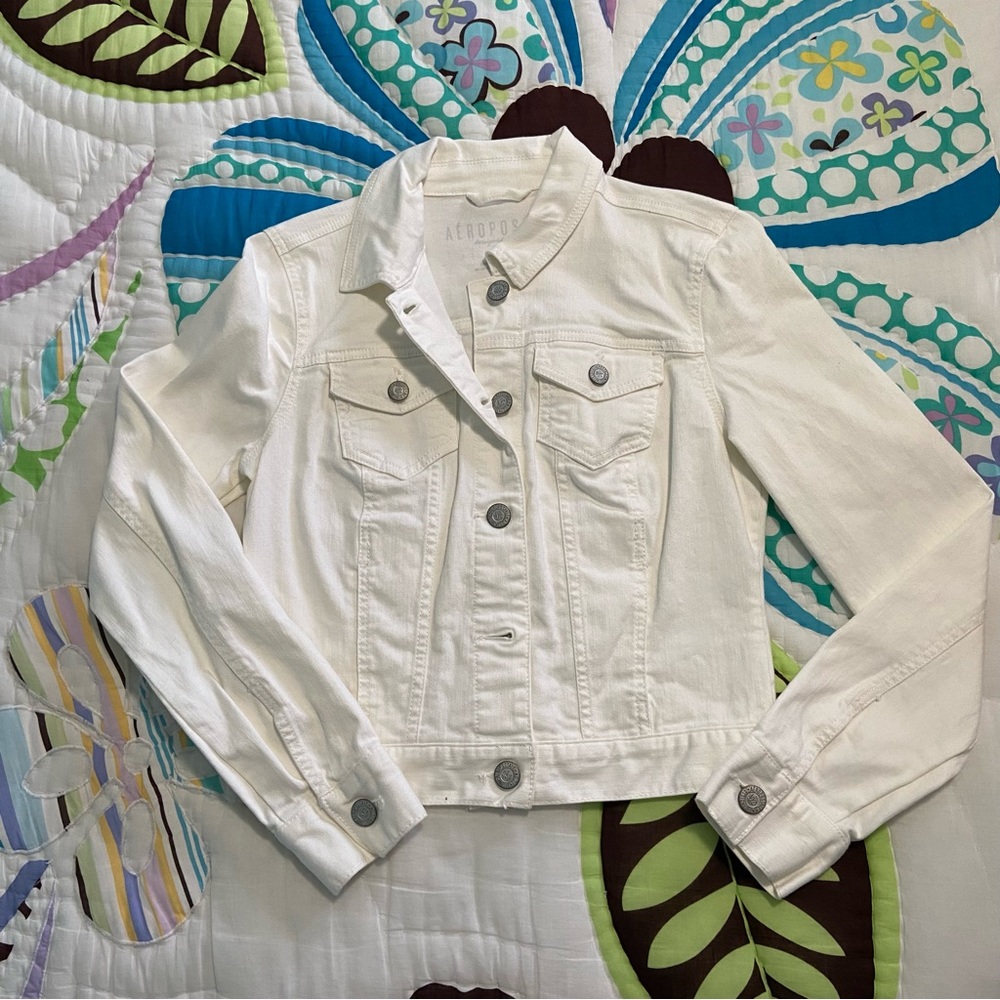White Jean Jacket Multiple Sizes